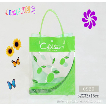 Fresh and Natural PVC Summer Bag with Button on Top